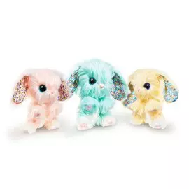 Мягкая игрушка Пушистик-потеряшка "Цветочный кролик"