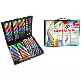Набор для творчества в чемоданчике "Super Mega Art Set" - 168 предметов