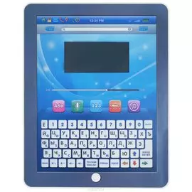 Обучающий русско-английский планшет с цветным экраном 35 упражнений (JoyToy 7322)