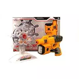 Оружие детское "Музыкальный Тир на батарейках бластер + мишень" Экологический высококачественный прочный пластик