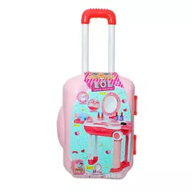 Туалетный столик в раскладном чемоданчике на колесах (LOL Series 3 в 1)