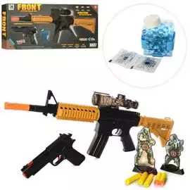 Винтовка с мягкими пульками и подставкой Bubble Bullet Gun Экологический высококачественный прочный пластик