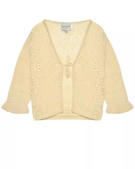 Ажурный вязаный кардиган Mipounet