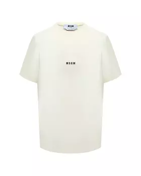 Базовая футболка белого цвета MSGM
