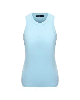 Базовая трикотажная майка, голубая Dan Maralex