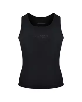 Базовый черный топ MM6 Maison Margiela