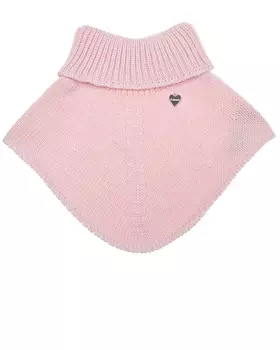 Базовый розовый шарф-горло Il Trenino детский