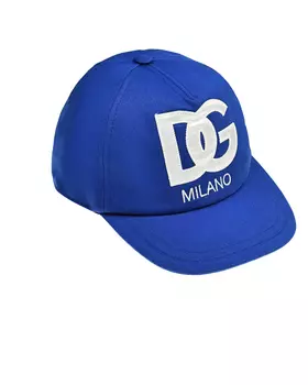 Бейсболка с крупным белым лого Dolce&Gabbana