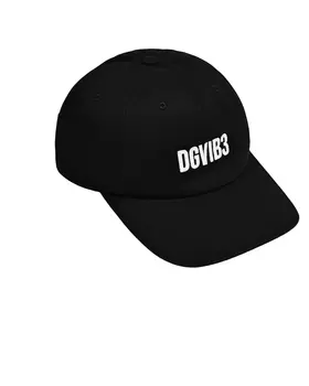 Бейсболка с вышивкой DGVIB3, черная Dolce&Gabbana