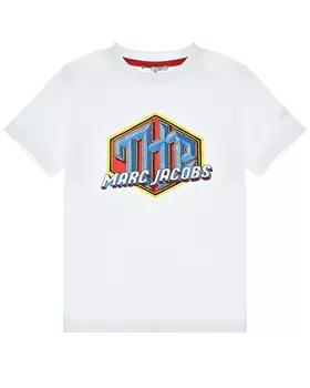 Белая футболка с логотипом Marc Jacobs (The) детская