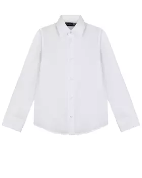 Белая хлопковая рубашка Dal Lago детская