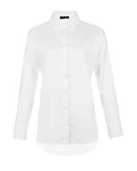 Белая классическая блуза Dan Maralex