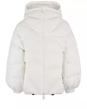 Белая куртка-пуховик с капюшоном Bacon детская