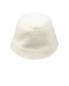 Белая панама из овчины Ploomlé детская