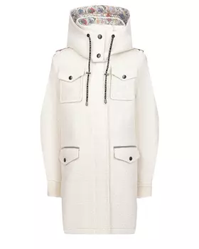 Белая парка с вышивкой пайетками Prairie детская