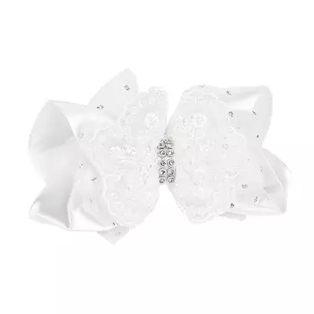 Белая резинка-бант для волос Tais детская
