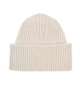 Белая шапка из шерсти и кашемира Regina детская