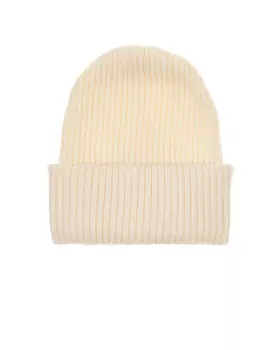 Белая шапка с отворотом Catya детская
