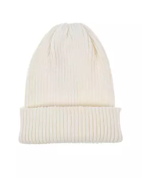Белая шапка с отворотом Jan&Sofie детская