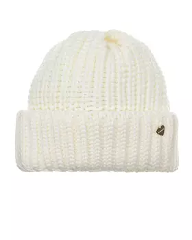 Белая шапка с широким отворотом Il Trenino детская