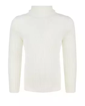 Белая водолазка в рубчик TWINSET детская