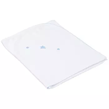 Белое одеяло с вышивкой "звезды". 70x76 см Lyda Baby детское
