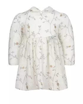 Белое платье с цветочной вышивкой Aletta детское