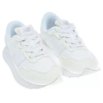 Белые базовые кроссовки NEW BALANCE детские