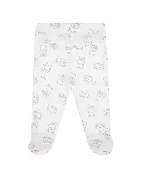 Белые ползунки с принтом "мишки" Dan Maralex детские