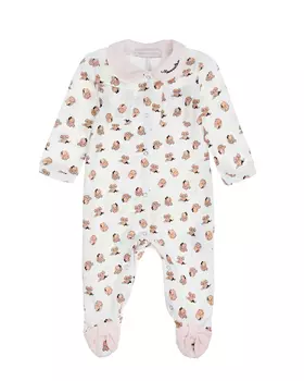 Белый комбинезон с принтом "зайчики" Monnalisa детский