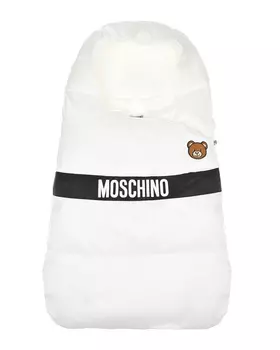 Белый конверт с лого, 78x43 см Moschino детский