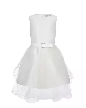 Белый полукомбинезон со съемной юбкой Tre Api