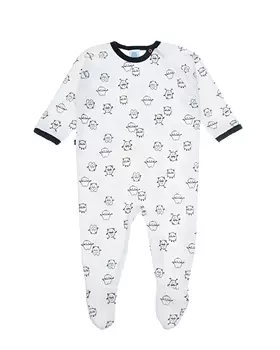 Белый велюровый комбинезон Sanetta детский