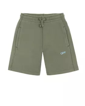 Бермуды цвета хаки Off-White детские