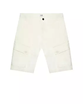 Бермуды с карманами-карго, белые CP Company