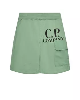 Бермуды с карманом-карго, зеленые CP Company