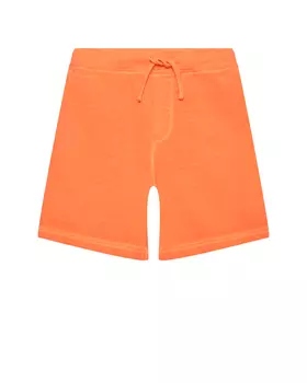 Бермуды с зеленым лого, оранжевые Dsquared2