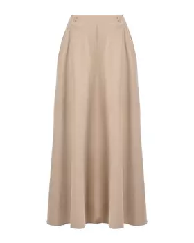 Бежевая юбка длины макси Panicale