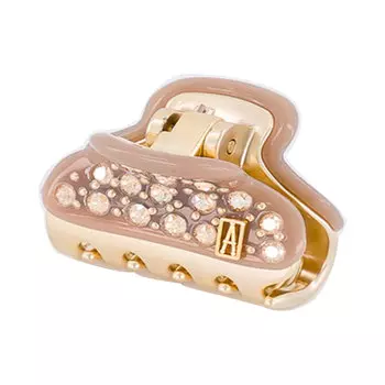 Бежевая заколка-крба, размер мини Alexander de Paris детская