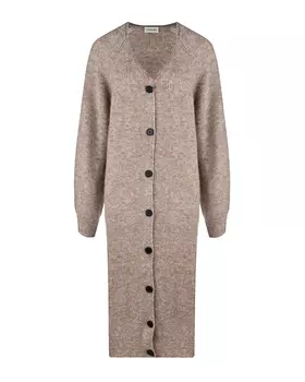 Бежевое платье-кардиган By Malene Birger