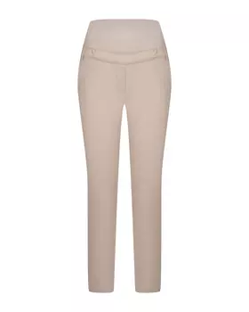 Брюки для беременных зауженные, бежевые Pietro Brunelli