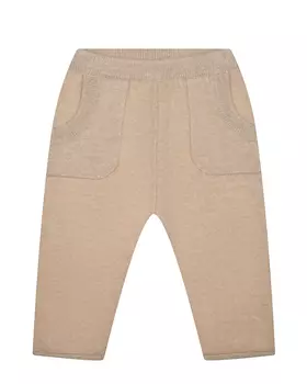 Бежевые брюки из кашемира Oscar et Valentine детские