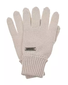 Бежевые перчатки из шерсти Il Trenino детские