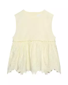 Блуза с ажурной отделкой Cera Una Volta