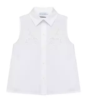 Блуза с кружевной отделкой Ermanno Scervino