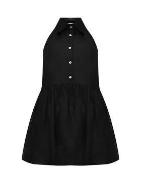 Блузон с баской, черный SHADE