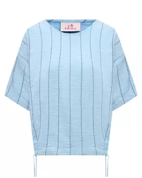 Блузон в полоску, голубой Deha