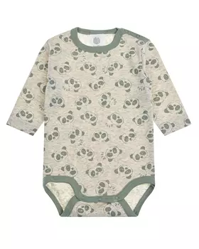 Боди из хлопка с принтом "Панды" Sanetta детское