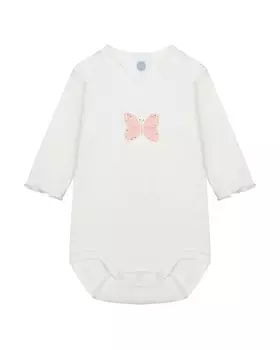 Боди принт бабочка со стразами Sanetta