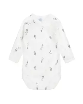 Боди принт синие кролики Sanetta